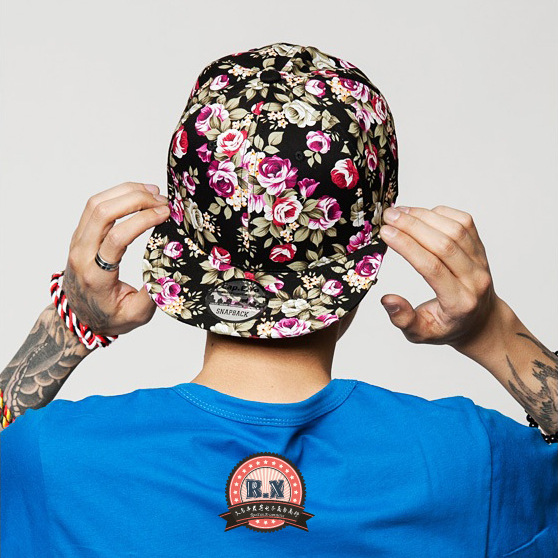 ο    м  ߱  2015  ߱  ĳ־ unidance  ڿ  /2015 New rose pattern snapback fashion rose graffiti baseball caps hip-hop basebal